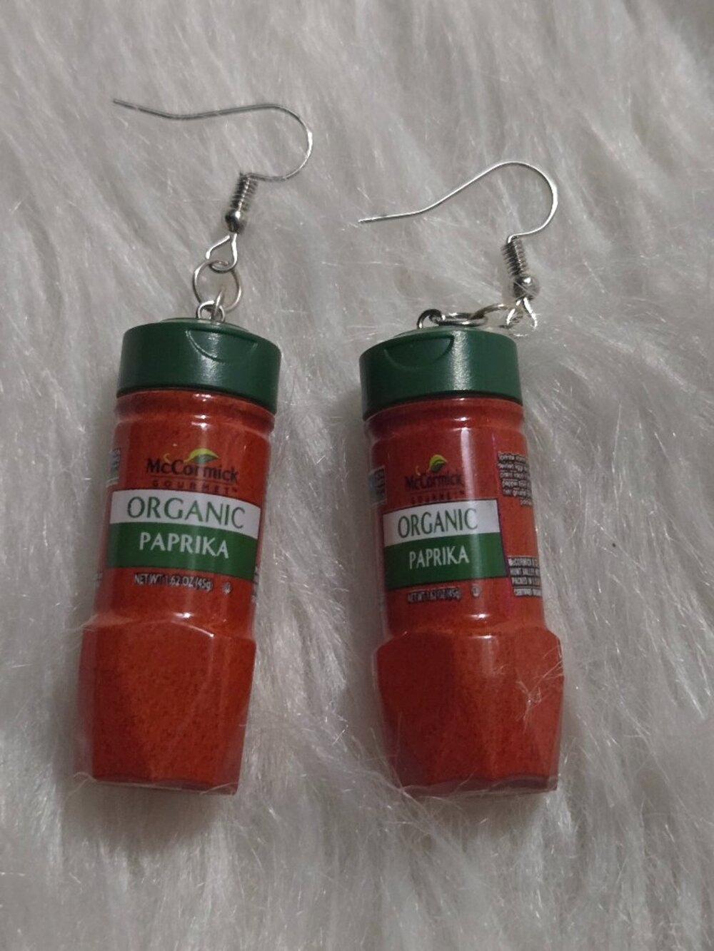 Mini Brands Hand Crafted Earrings: Organic Paprika